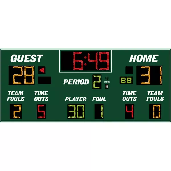 Electro-Mech LX2770 Pro Size Basketball Scoreboard