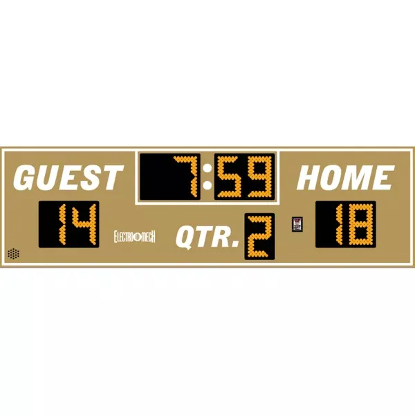 Electro-Mech LX3130 Compact Football Scoreboard (10’x3′)