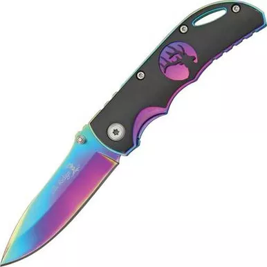 Elk Ridge Rainbow Linerlock Folding Knife