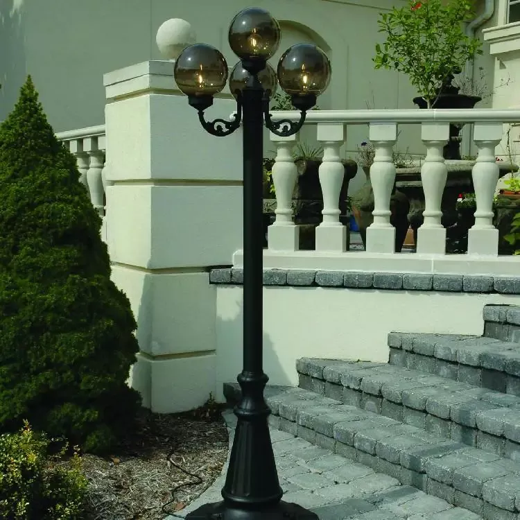 European Bronze Globe Park Lantern