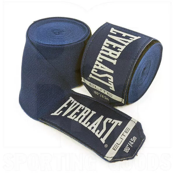 Everlast Elite Boxing Hand Wraps 180" Navy