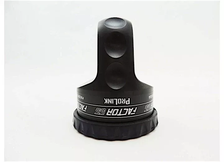 Factor 55 ProLink Loaded Assembly - Black 16000 Lb with Titanium Pin & Rubber Guard• 00015-04