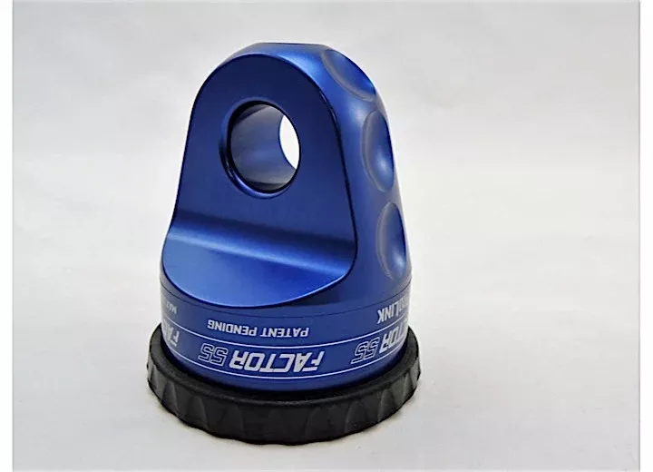 Factor 55 ProLink Loaded Assembly - Blue 16000 Lb with Titanium Pin & Rubber Guard• 00015-02
