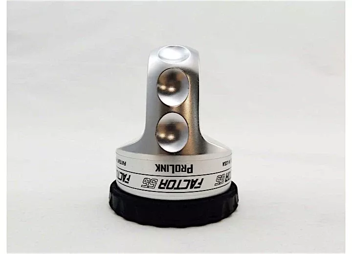 Factor 55 ProLink Loaded Assembly- Silver 16000 Lb with Titanium Pin & Rubber Guard• 00015-05