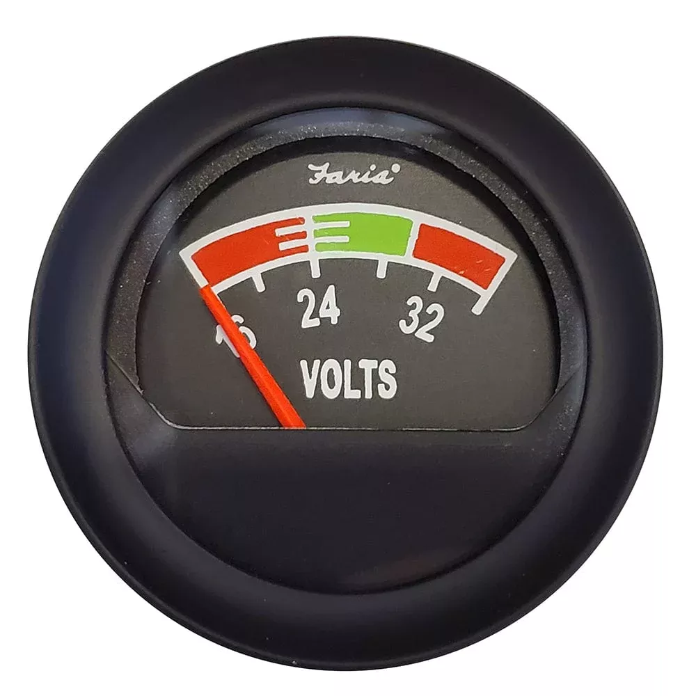 Faria 2" Voltmeter (16-36V)