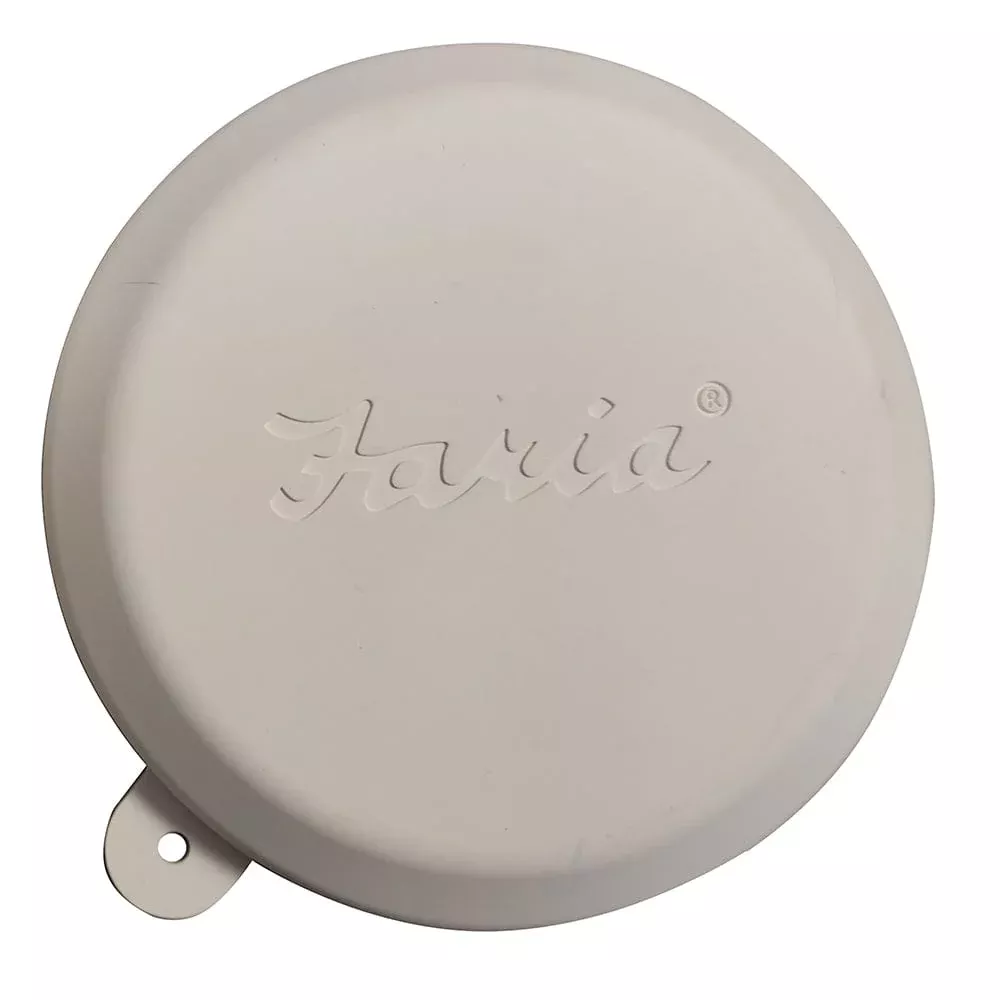 Faria 4″ Gauge Weather Cover – White – 3 Pack