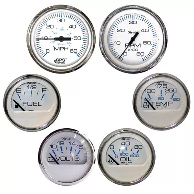 Faria Beede Chesapeake White 6-Gauge Box Set
