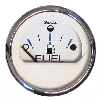 Faria Beede Chesapeake White Fuel Level Gauge
