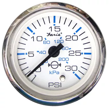 Faria Beede Chesapeake White Water Pressure Gauge