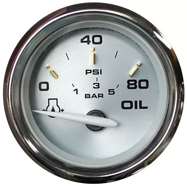 Faria Beede Kronos 2" 80 PSI Oil Pressure Gauge