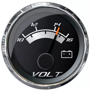 Faria Beede Platinum 10-16 VDC Voltmeter