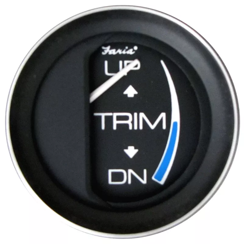 Faria Coral 2 Trim Gauge f/Suzuki, JohnsonEvinrude Outboard