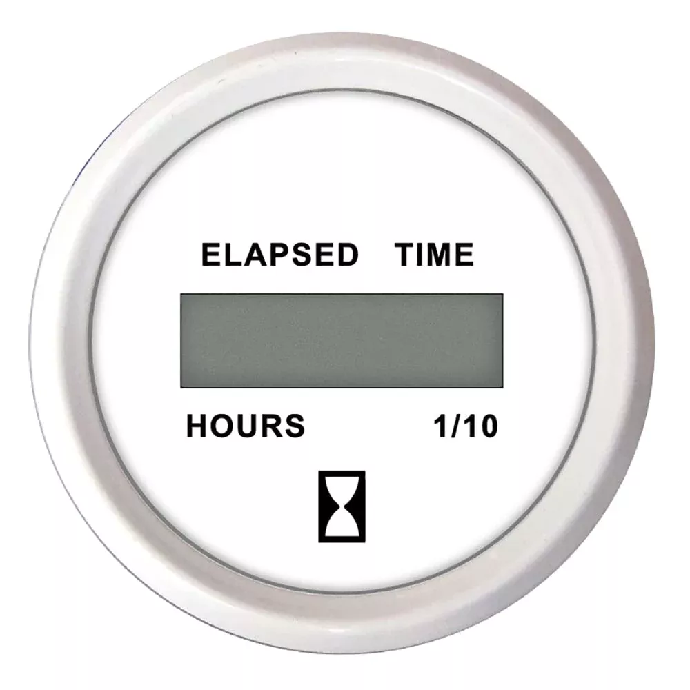 Faria Dress White 2″ Hourmeter (Digital)