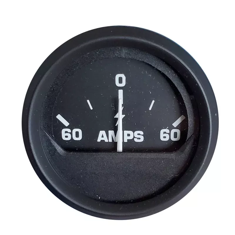 Faria Euro Black 2″ Ammeter Gauge (60-0-60 AMP)