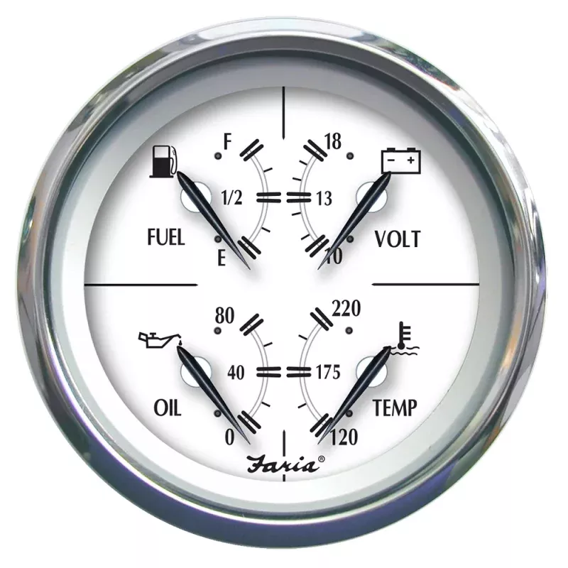 Faria Newport SS 4 Multifunction Gauge