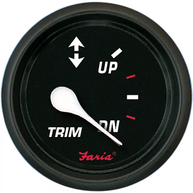 Faria Professional Red 2 Trim Gauge