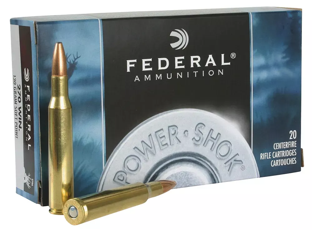 Federal Power-Shok Centerfire Rifle Ammo .270 Win. 130 gr.