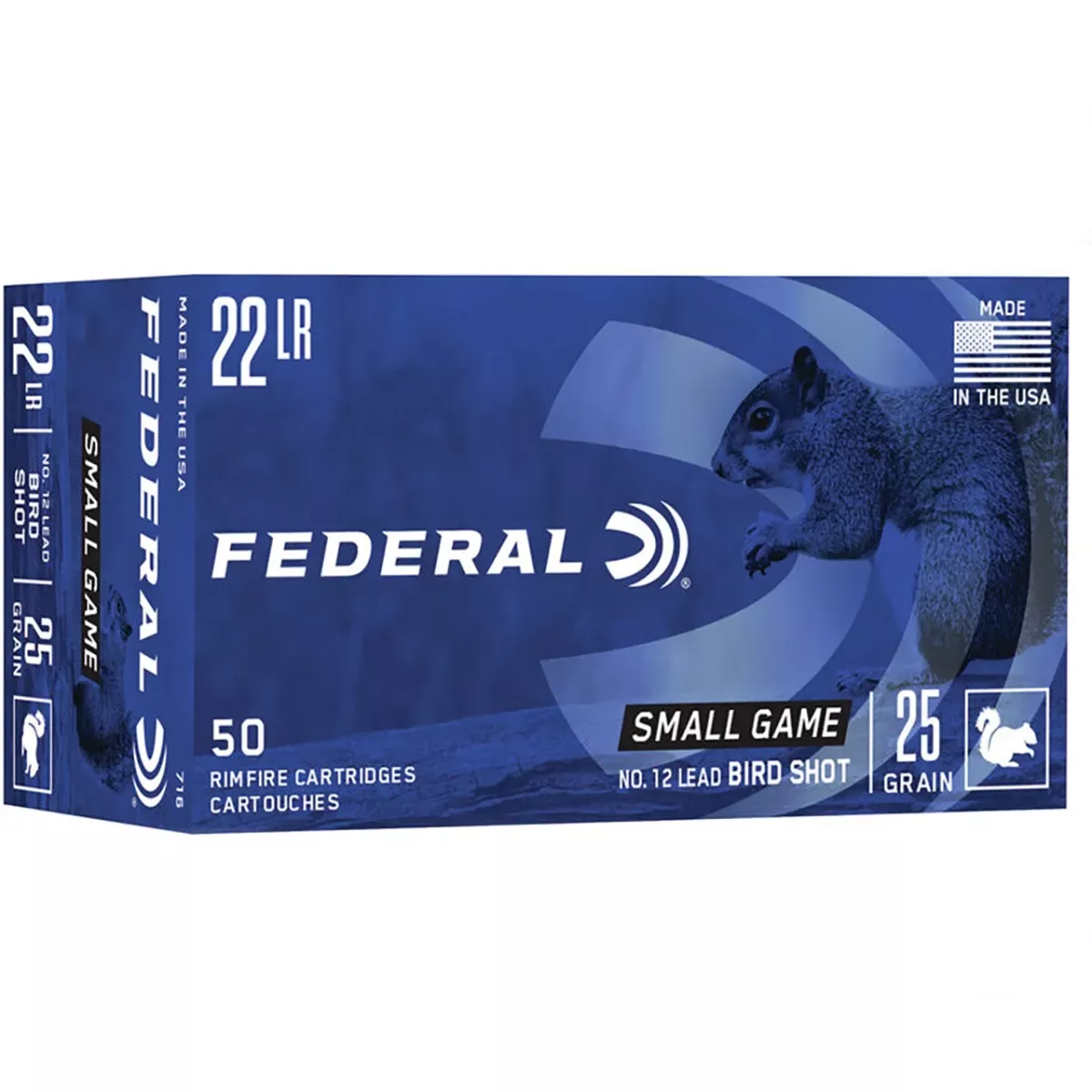 Federal Small Game .22 LR 25 Gr. 50/Box