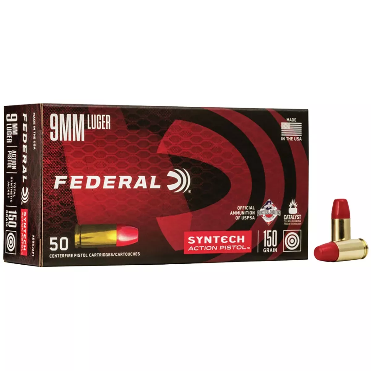 Federal Syntech 9mm 150 Gr. TSJ 50/Box