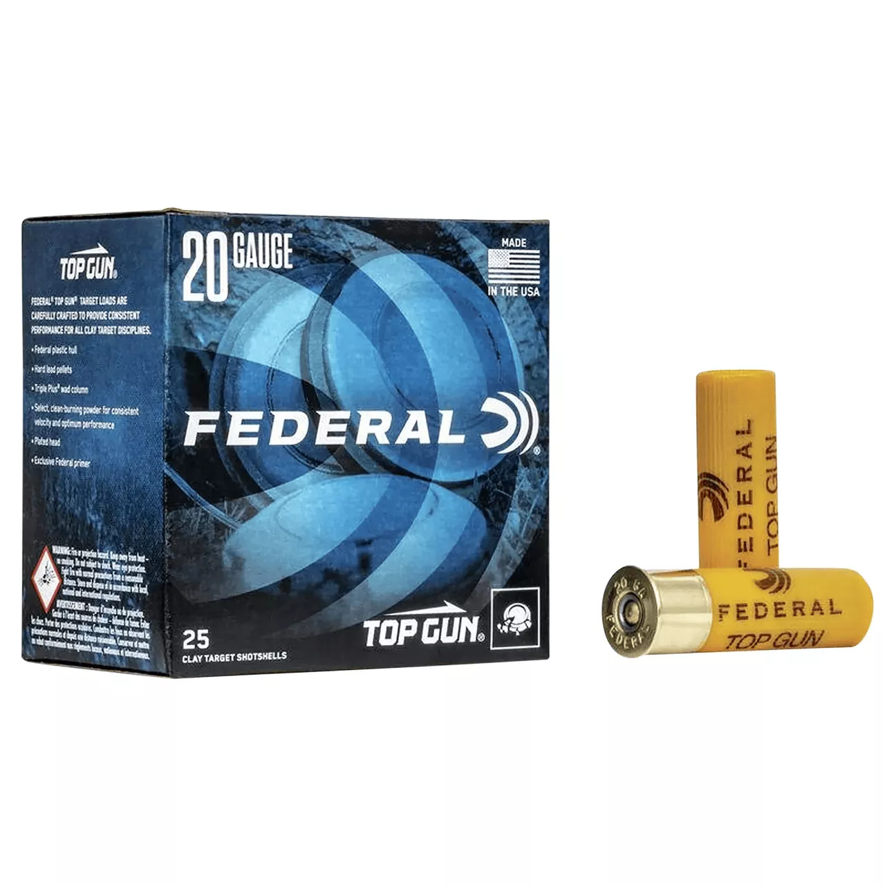 Federal Tog Gun 20 GA Shotshells 2.75″ 8 Shot 25 Rounds