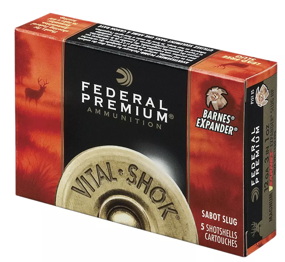 Federal Vital-Shok Trophy Copper Sabot Slug 20 Ga. 3″