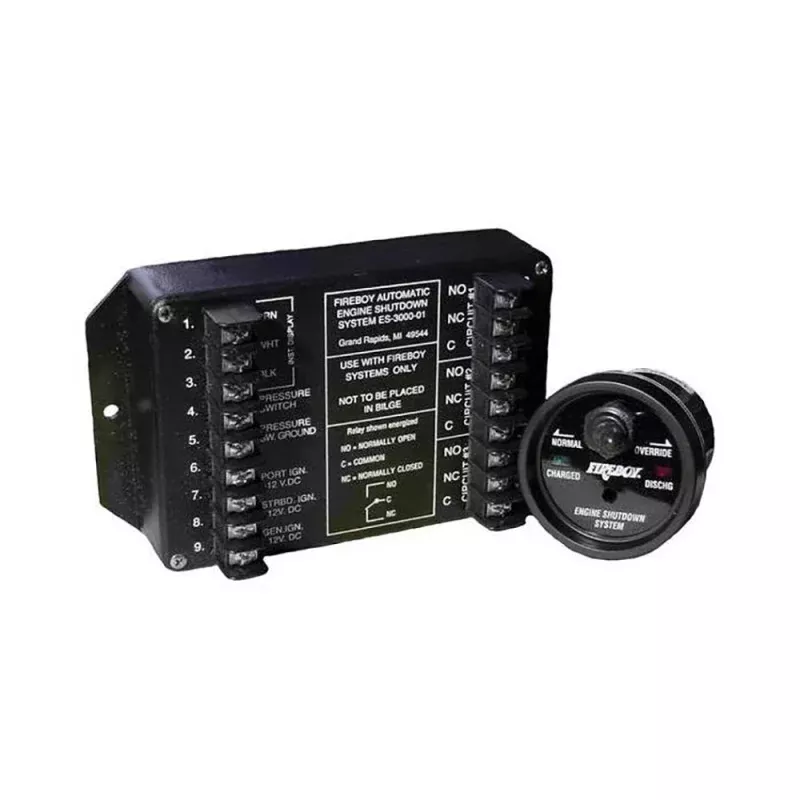 Fireboy-Xintex 8 Circuit Engine Shutdown w/Time Delay – Round Display