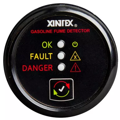 Fireboy-Xintex Gasoline Fume Detector - Black Bezel