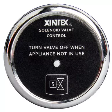 Fireboy-Xintex Propane Control Valve - Chrome Bezel
