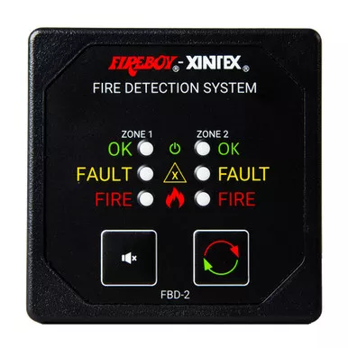 Fireboy-Xintex Two Zone Detection and Alarm Panel