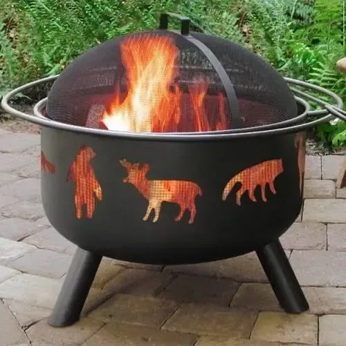 Firepit - Wildlife Motif