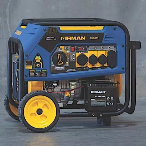 Firman Tri Fuel 10000 Watt Generator With Electric Start• T08071