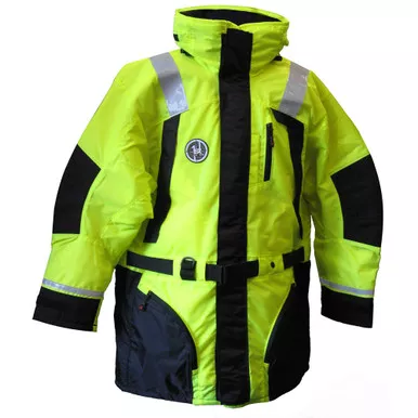 First Watch AC-1100 Large Hi-Vis Yellow Flotation Coat