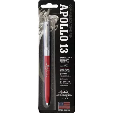 Fisher Space Pen Apollo 13 Red Retractable Pressurized Pen