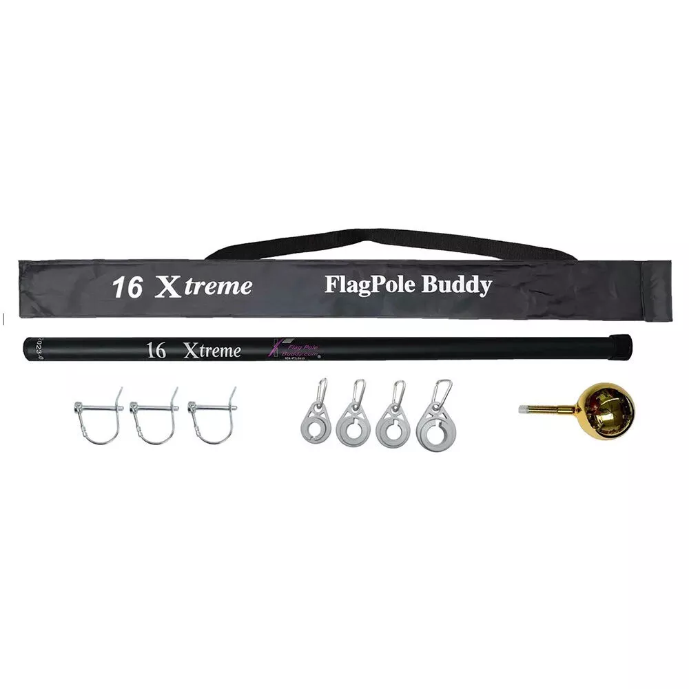 Flagpole Buddy 16Ft. Xtreme Fiberglass Pole