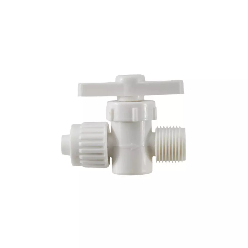 Flair-It 1/2"P x 1/2"P Straight Stop Valve