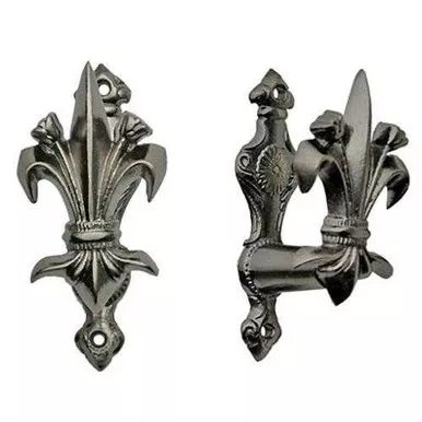 Fleur de Lis Sword and Knife Display Holder Set