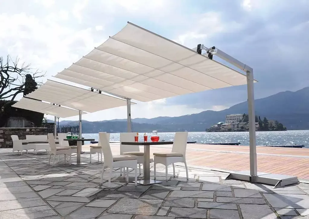 FLEXY Series Commercial Freestanding Retractable Awning 8ft