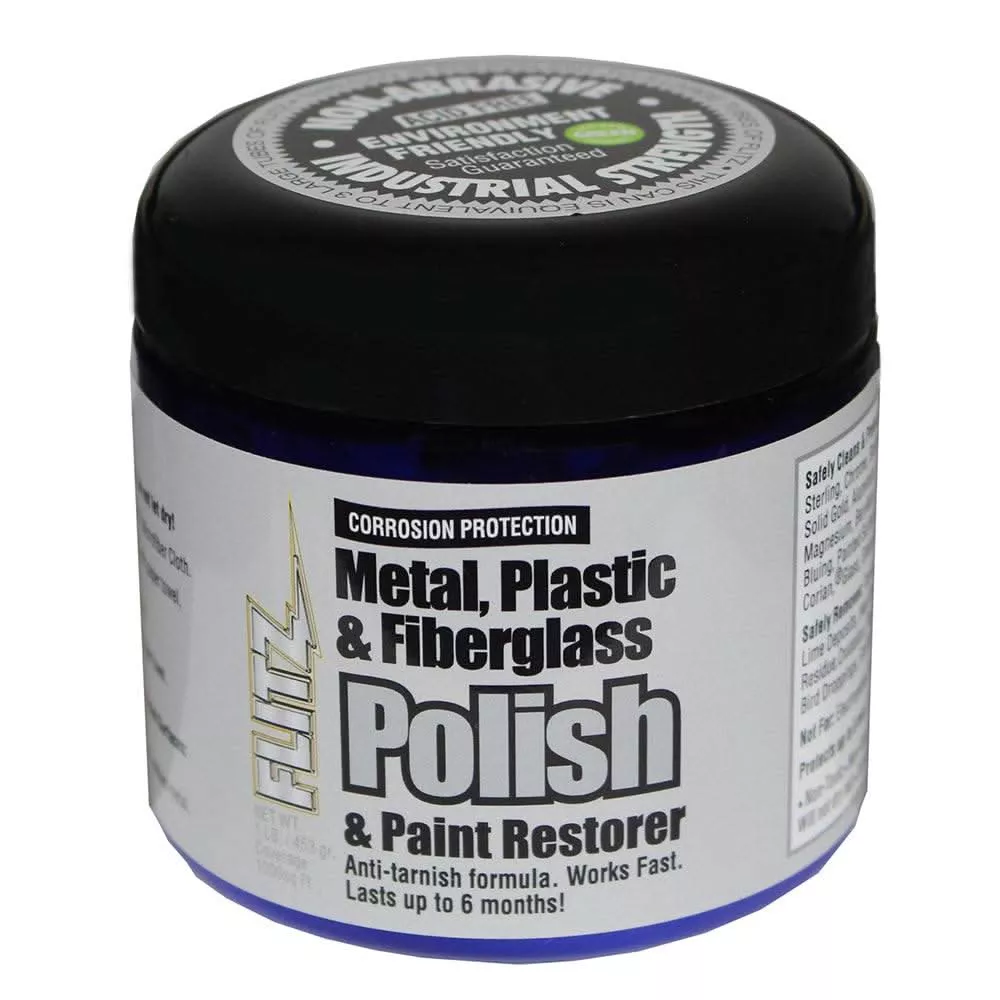 Flitz Metal, Plastic & Fiberglass Polish Paste – 1.0lb | CA 03516-6