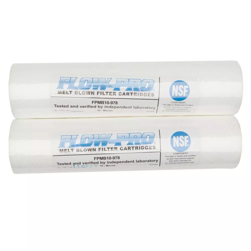 Flowmatic Flow-Pro 10" Sediment Filter, 2-Pack