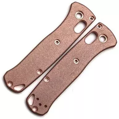 Flytanium Mini Bugout Antique Stonewash Copper Handle Scales