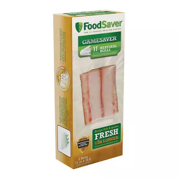 FoodSaver GameSaver 11" x 16' Rolls 2-Pack