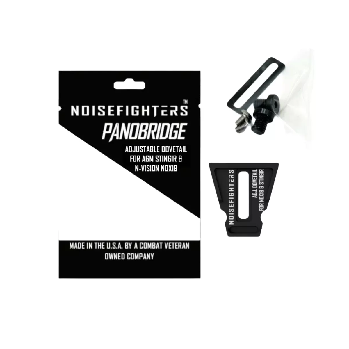 Fore-Aft Adjustable Dovetail for NOX18, MH25, RH25, StingIR, STRIDE ST6