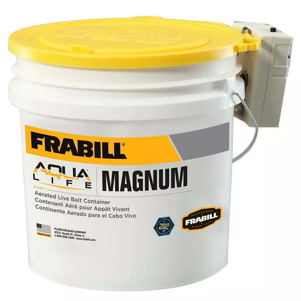 Frabill Magnum Bucket - 4.25 Gallonswith Aerator - 14071