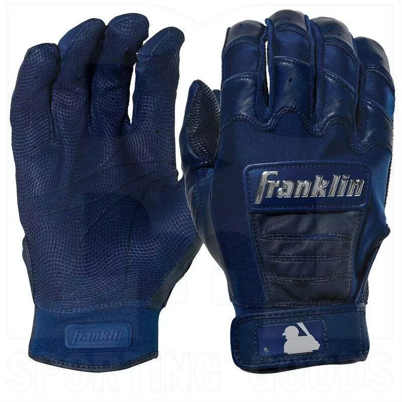 Franklin Sports MLB CFX Pro Baseball/Softball Batting Gloves Navy Blue