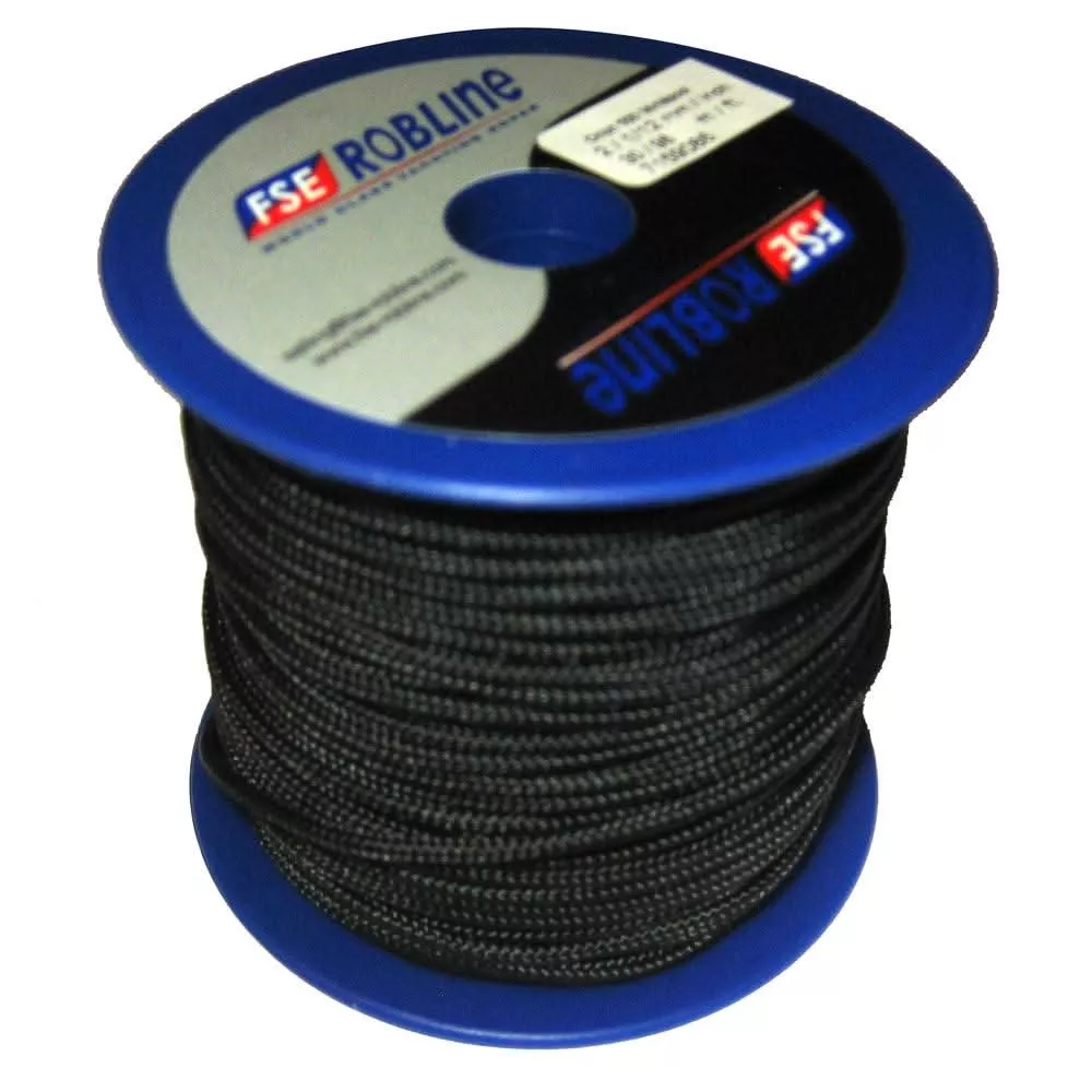 FSE Robline Mini Reel Orion 500 – Black – 2mm x 98′ – MR-2BLK