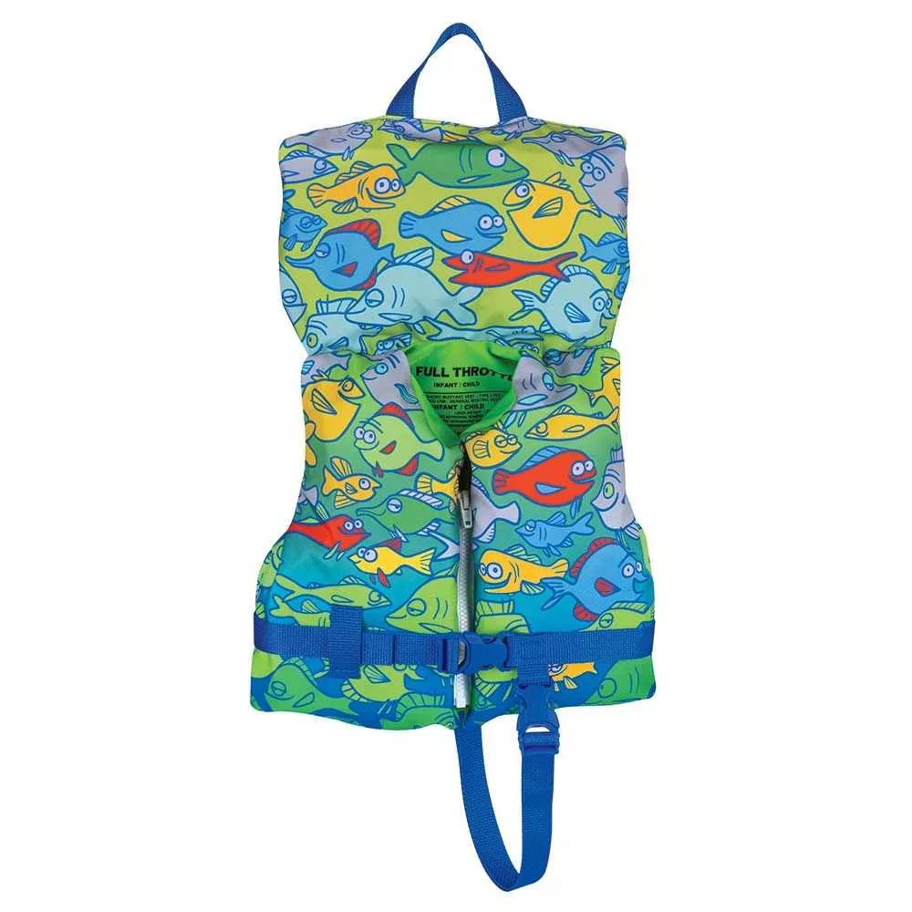 Full Throttle Character Vest – Infant/Child Less Than 50lbs – Fish – 104200-500-000-15