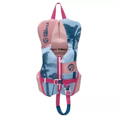 Full Throttle Infant Rapid-Dry Life Jacket, Pink