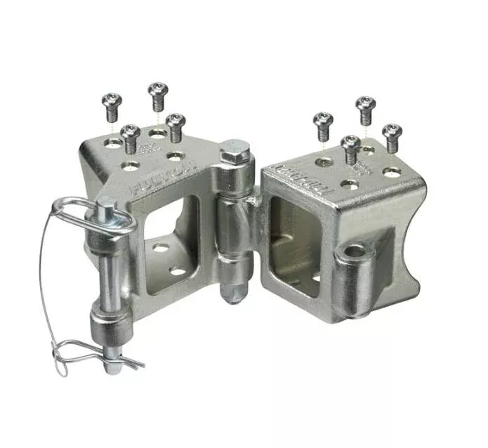 Fulton Fold-Away Hinge Kit, Bolt On, 5,000 lbs. Capacity, 3 in. x 3 in.• HDPB330101