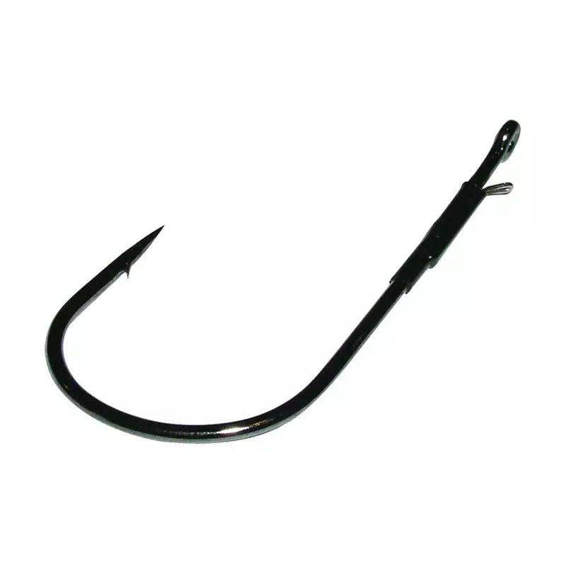 Gamakatsu Heavy Cover Worm with Wire Keeper Black