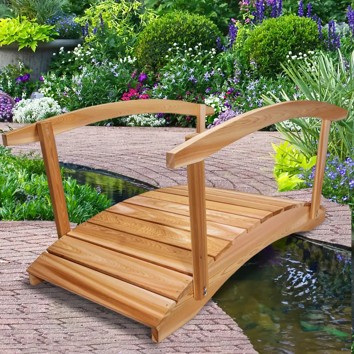 Garden Bridge - 6ft.- Optional Side Rails